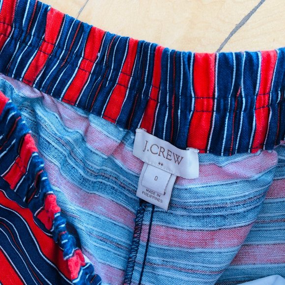 J. Crew Blue and Red Stripe Shorts - Picture 4 of 5